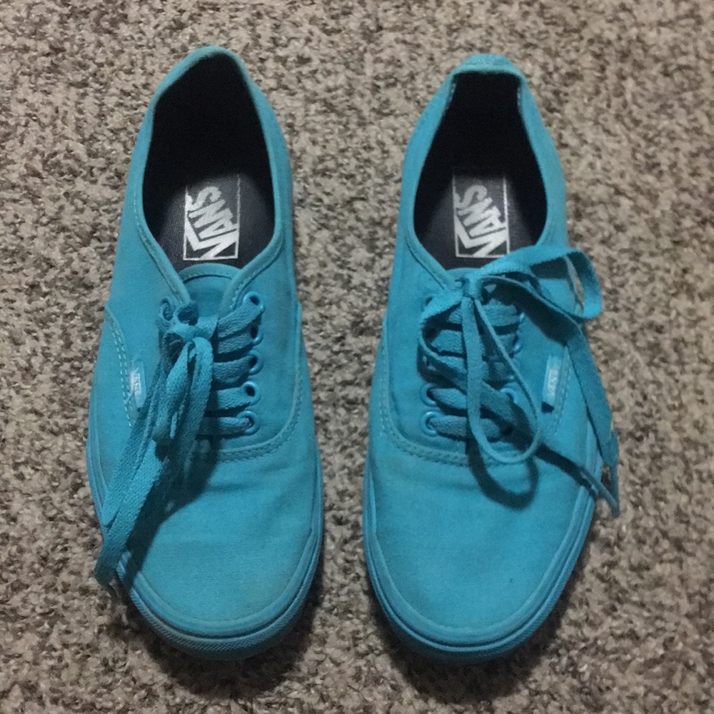 Turquoise vans